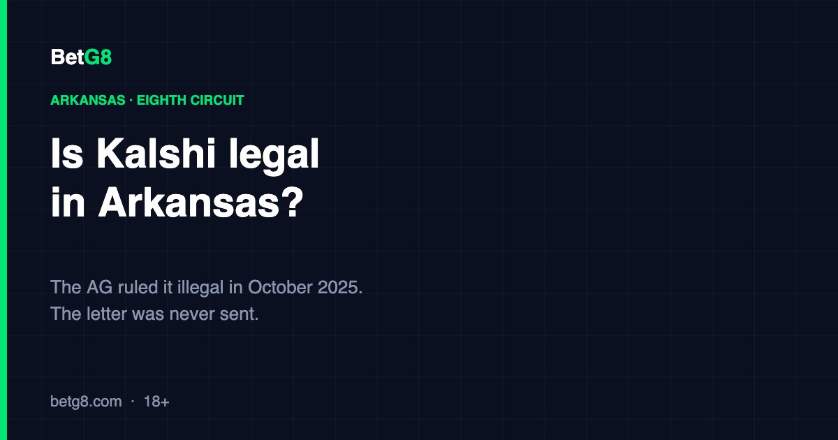Is Kalshi legal in Arkansas?