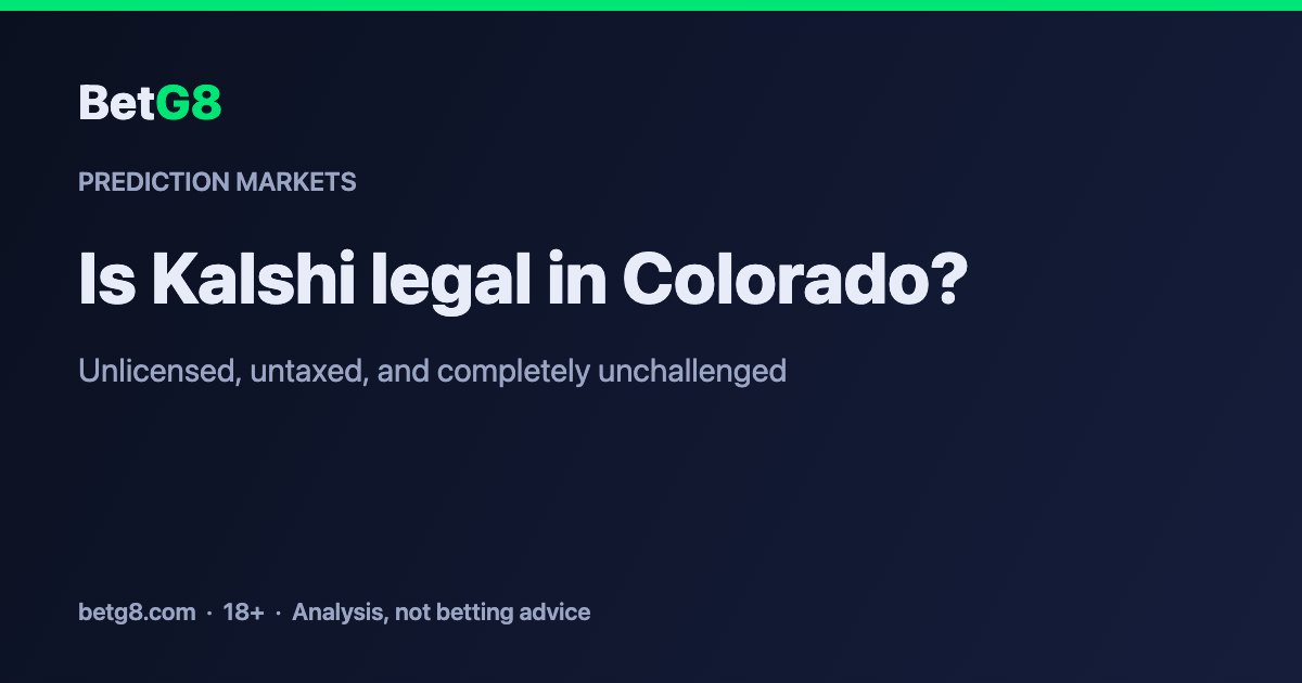 Is Kalshi legal in Colorado? Untaxed, unlicensed, unchallenged