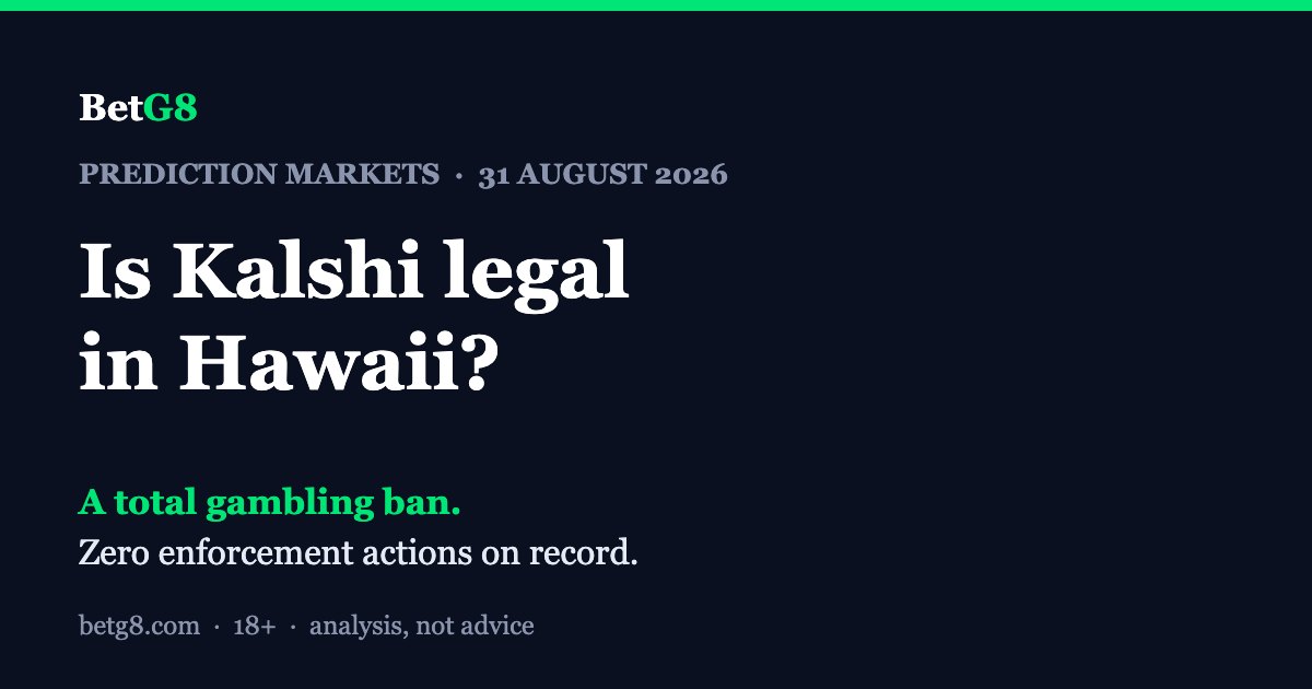 Is Kalshi legal in Hawaii?