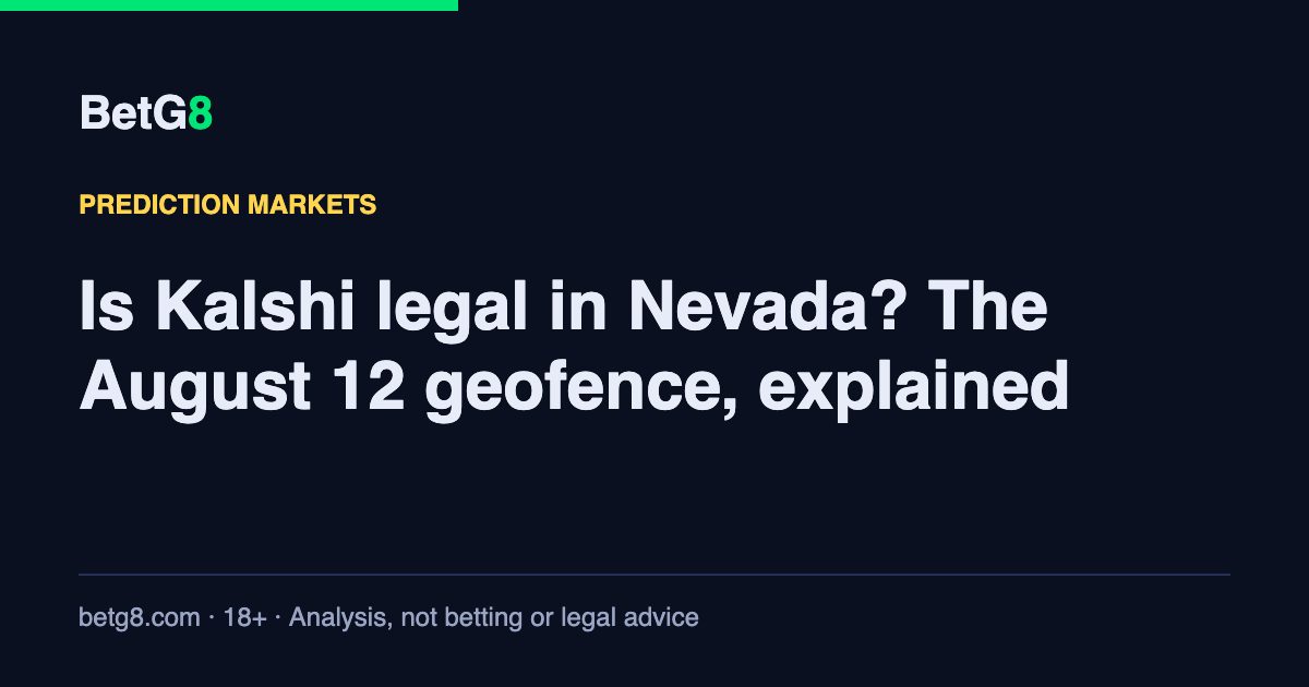 Is Kalshi legal in Nevada?