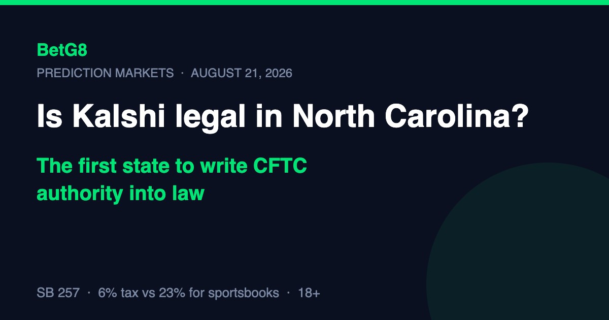 Is Kalshi legal in North Carolina? The first state to write CFTC authority into law