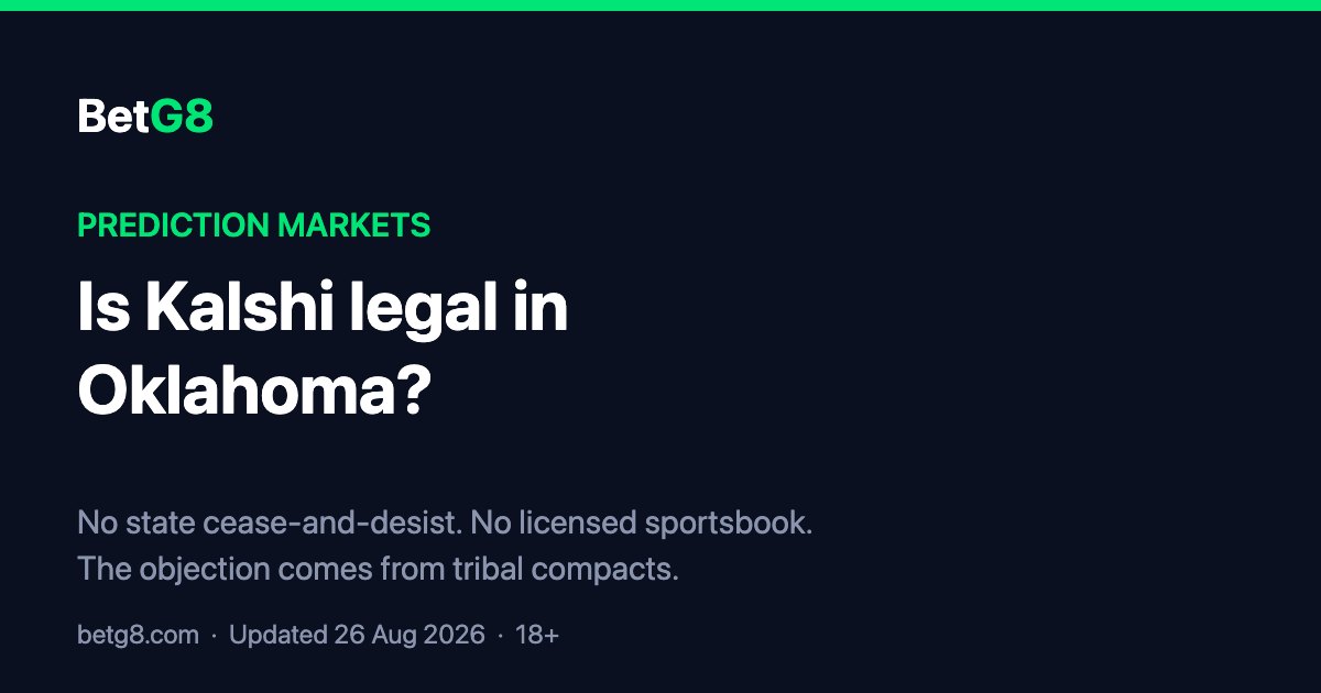 Is Kalshi legal in Oklahoma? 2026 status, tribal compacts and HB 1047