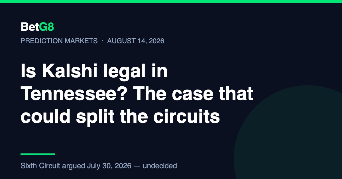 Is Kalshi legal in Tennessee? The case that could split the circuits