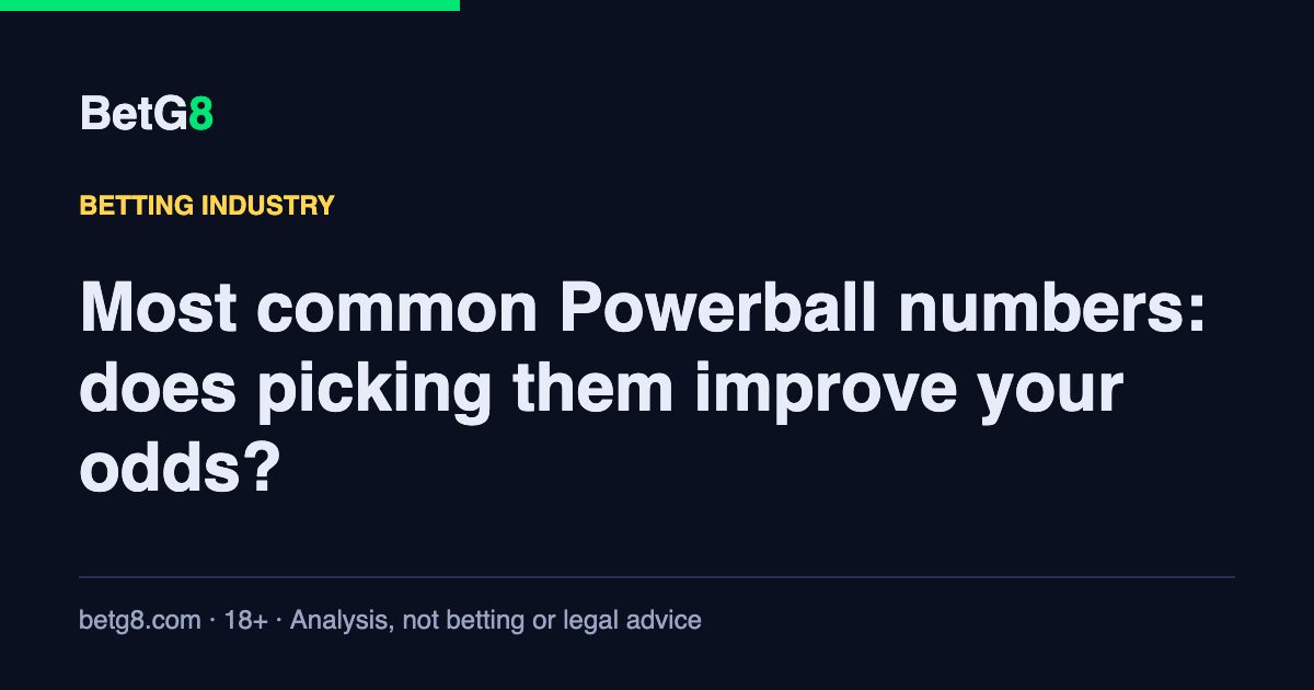 Most common Powerball numbers: does picking them improve your odds?