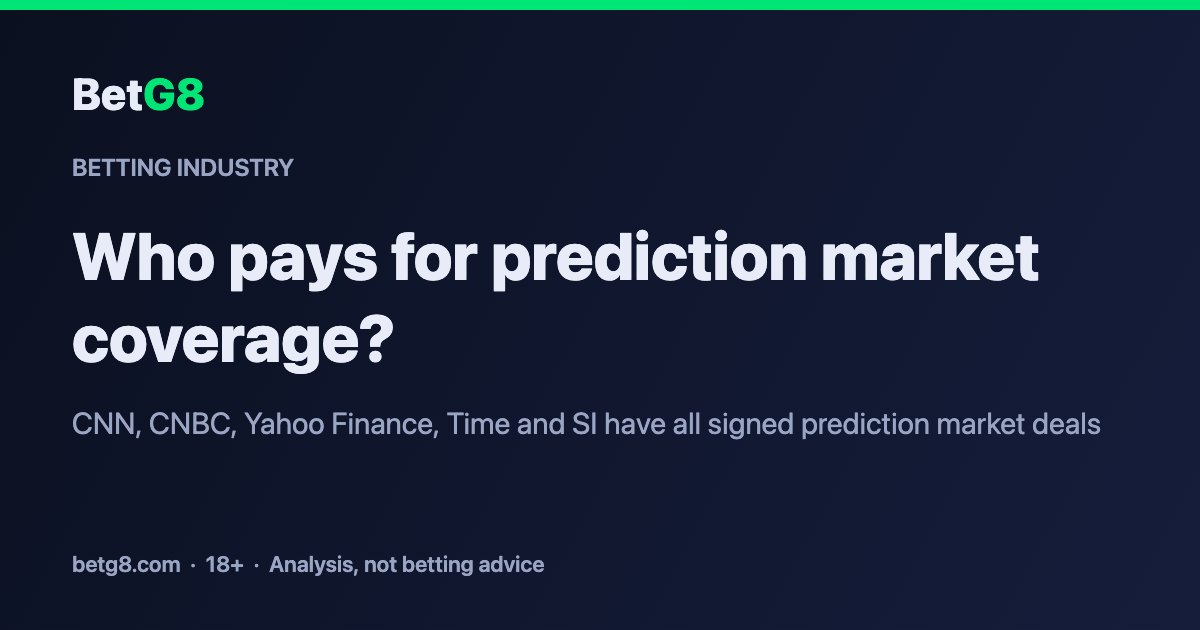 Who pays for prediction market coverage?