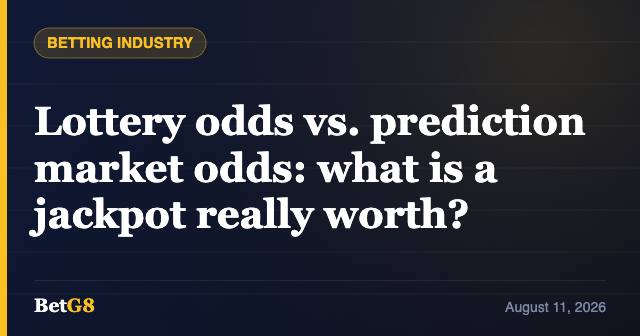 Lottery odds vs. prediction market odds: what is a jackpot really worth?