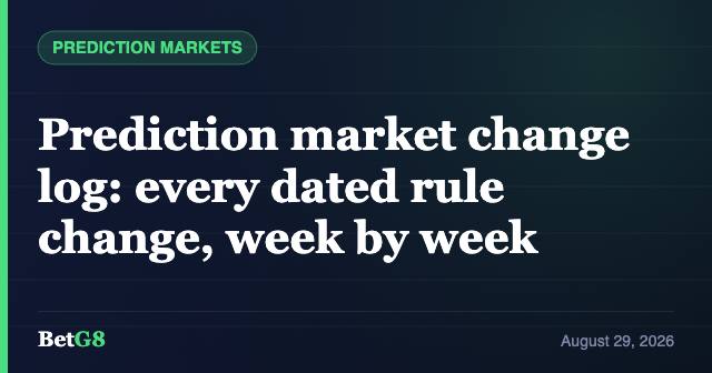 Prediction Market Change Log: Every Dated State Rule Change