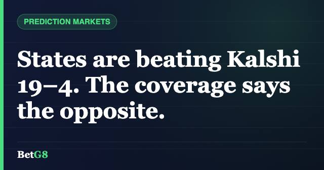 States are beating Kalshi 19–4